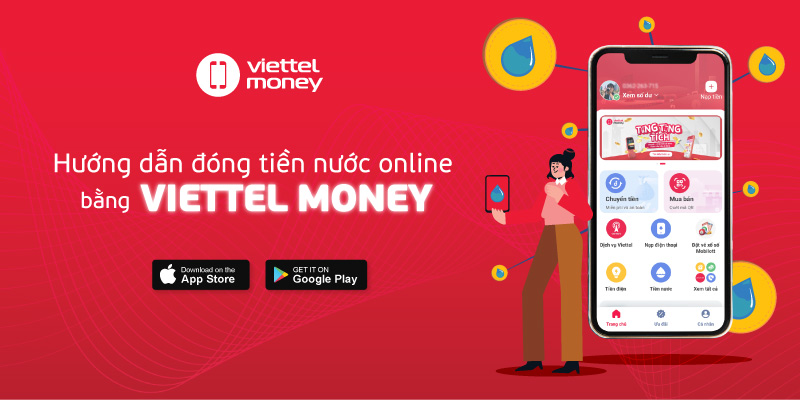 Hướng dẫn đóng tiền nước online tiện lợi với Viettel Money!