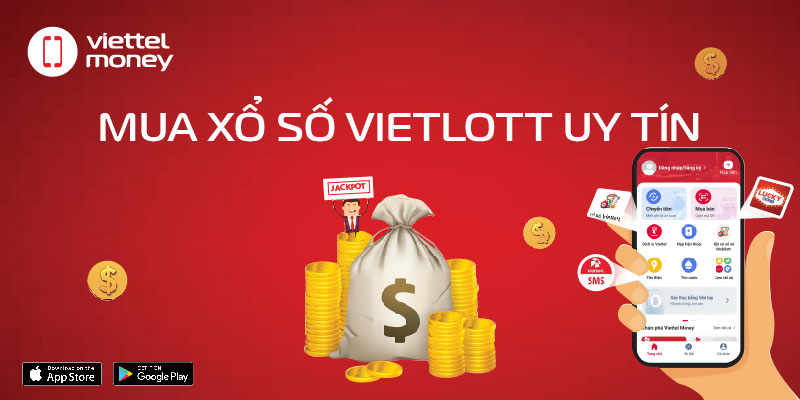 Mua xổ số vietlott tren viettel money