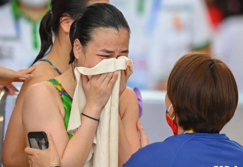 Hôm qua 10/5, Ngô Phương Mai đã giành được tấm huy chương đồng trong nội dung nhảy cầu mềm 1m nữ. 

