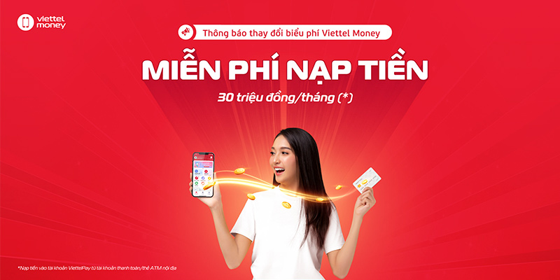 biểu phí nạp tiền