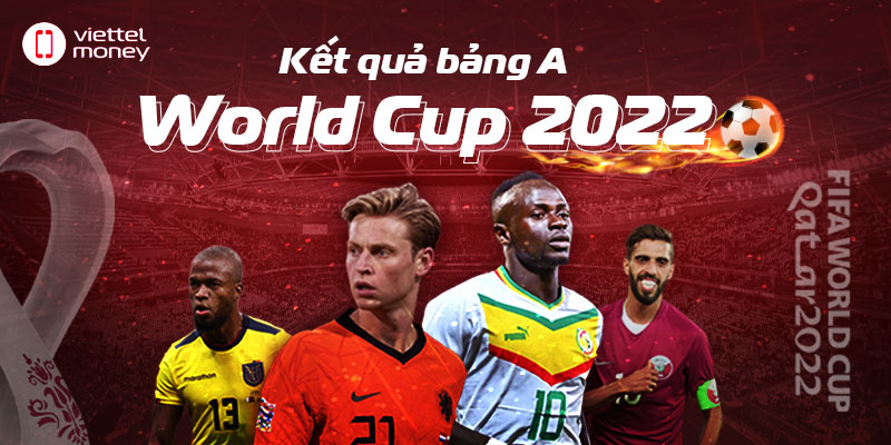 Cập nhật kết quả bảng A World Cup 2022 mới nhất!