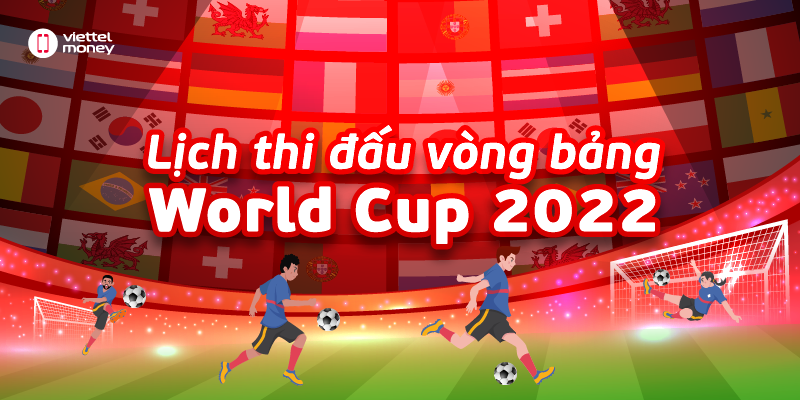 Lịch thi đấu vòng bảng World Cup 2022, giờ Việt Nam mới nhất
