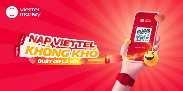 Hướng dẫn cách nạp thẻ Viettel bằng mã QR code