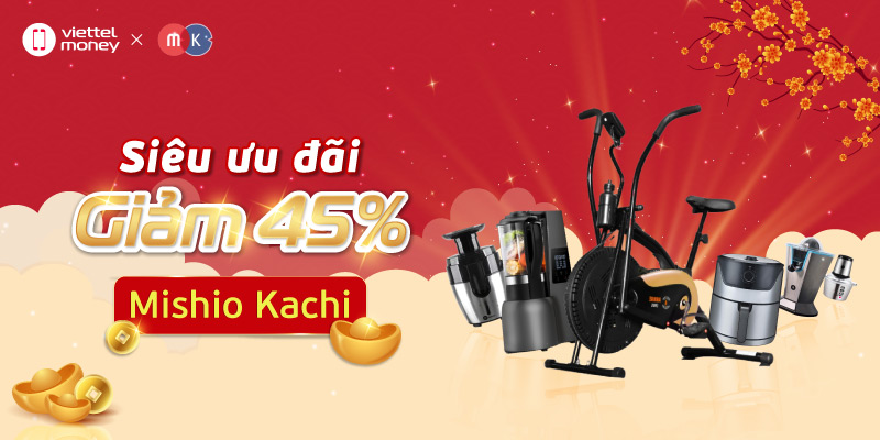 Tết lo chi vì đã có Voucher Mishio Kachi trên Viettel Money