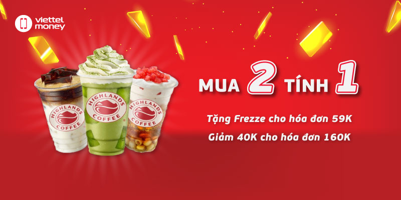 Uống cực thích, giá cực mê cùng Voucher Highlands Coffee