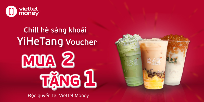 Chill hè sảng khoái cùng voucher Yi He Tang mua 2 tặng 1