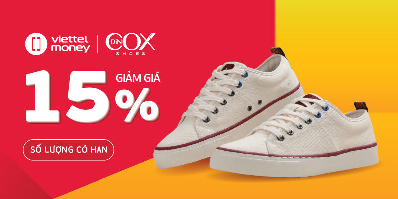 Mã giảm giá DinCox 15% – Mua sắm thả ga – Không lo về giá