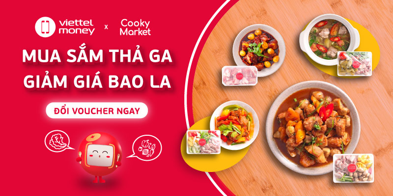 Đổi Voucher Cooky – Mua sắm thả ga, giảm giá bao la