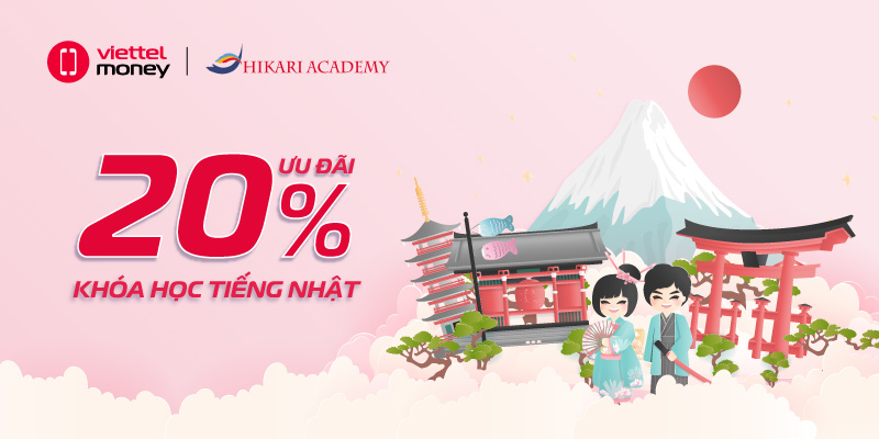 Ưu đãi 20% cho khóa học tiếng Nhật với Voucher Hikari độc quyền