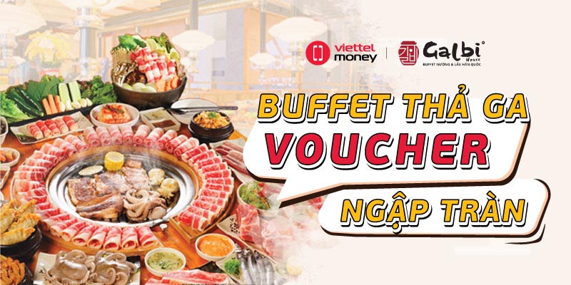 Săn voucher Galbi – Buffet thả ga, ưu đãi ngập tràn