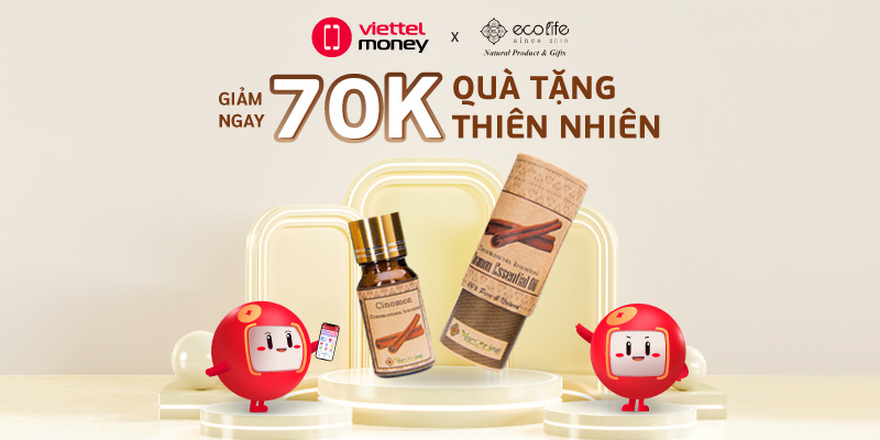 Voucher EcoLife – Tiết Kiệm Đến 70K Khi Mua Sản Phẩm Thiên Nhiên