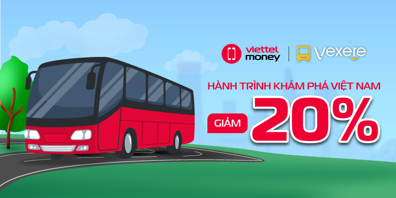 Voucher VeXeRe – Tiết kiệm 20% cho hành trình khám phá Việt Nam