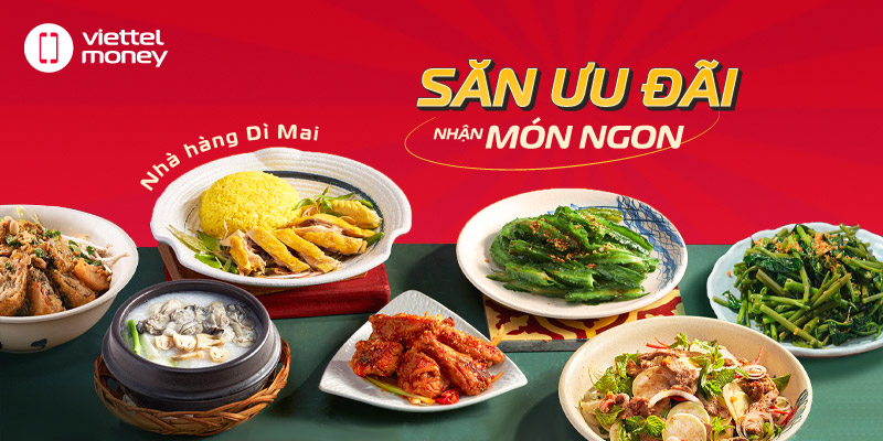 Voucher Dì Mai Tháng 7 – Nhận ngay món ngon mỗi ngày