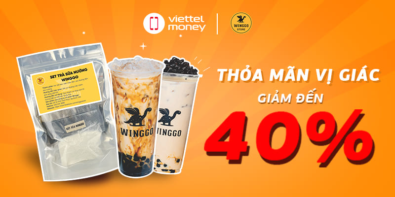 Khám phá hương vị trà sữa mới cùng Voucher Winggo tháng 9