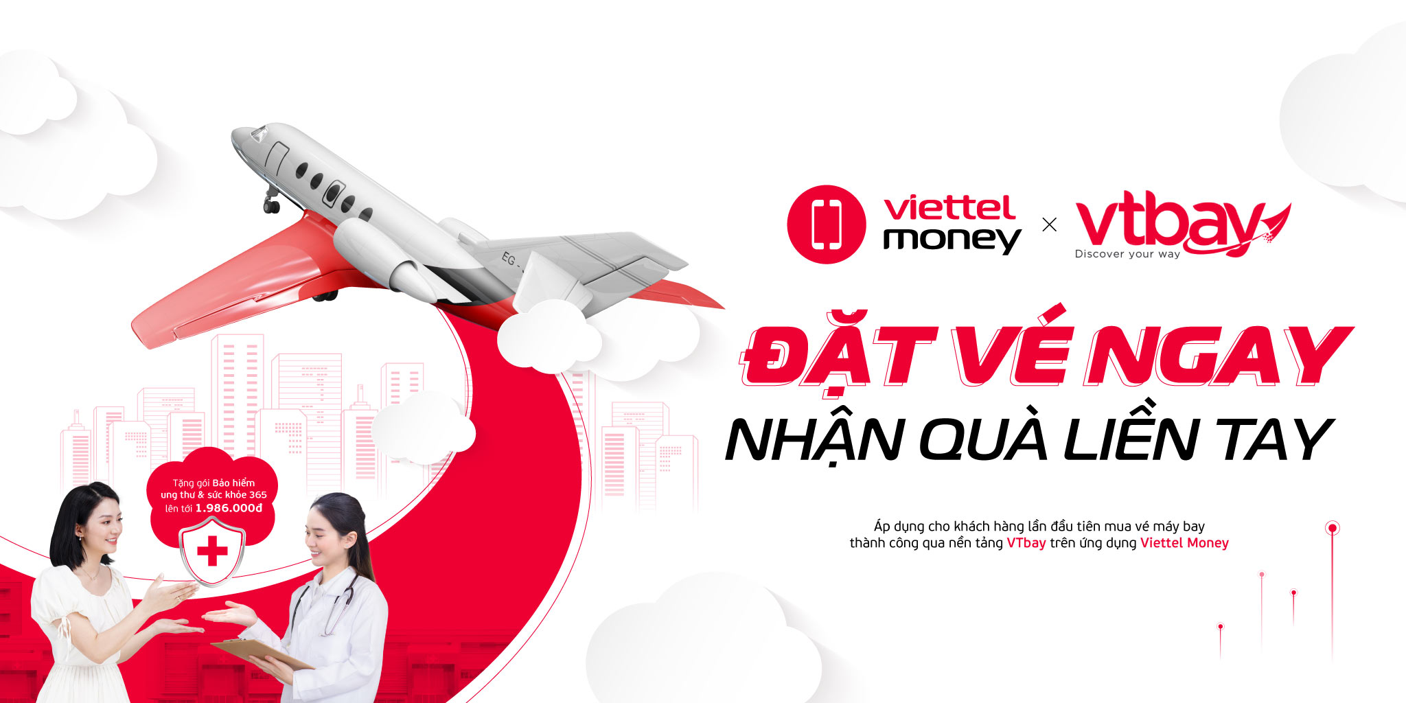 Viettel Money x VTBay: Đặt vé ngay – Nhận quà liền tay