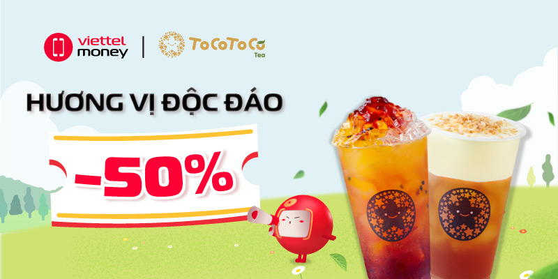 Thưởng thức trọn vị trà cùng Mã giảm giá ToCoToCo Tháng 9