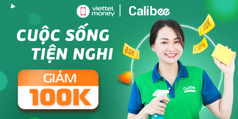 Nhà cửa gọn gàng, tinh thần thoải mái với Voucher Calibee