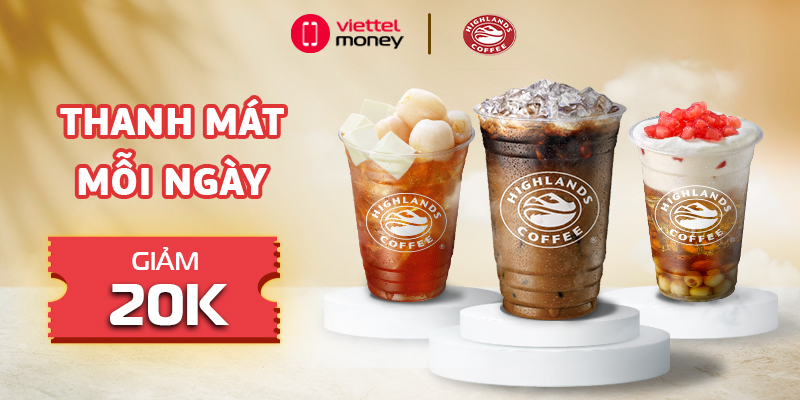 Ngày mới sảng khoái cùng Voucher Highlands Coffee Tháng 10!