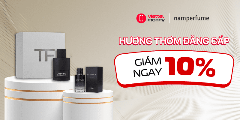 Hương thơm tinh tế, sang trọng cùng Mã giảm giá namperfume tháng 10!