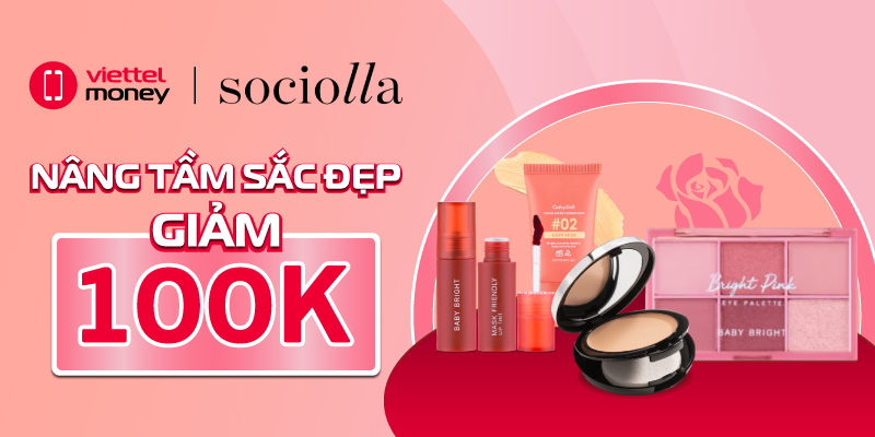 Thỏa sức mua sắm cho riêng bạn cùng Voucher Sociolla