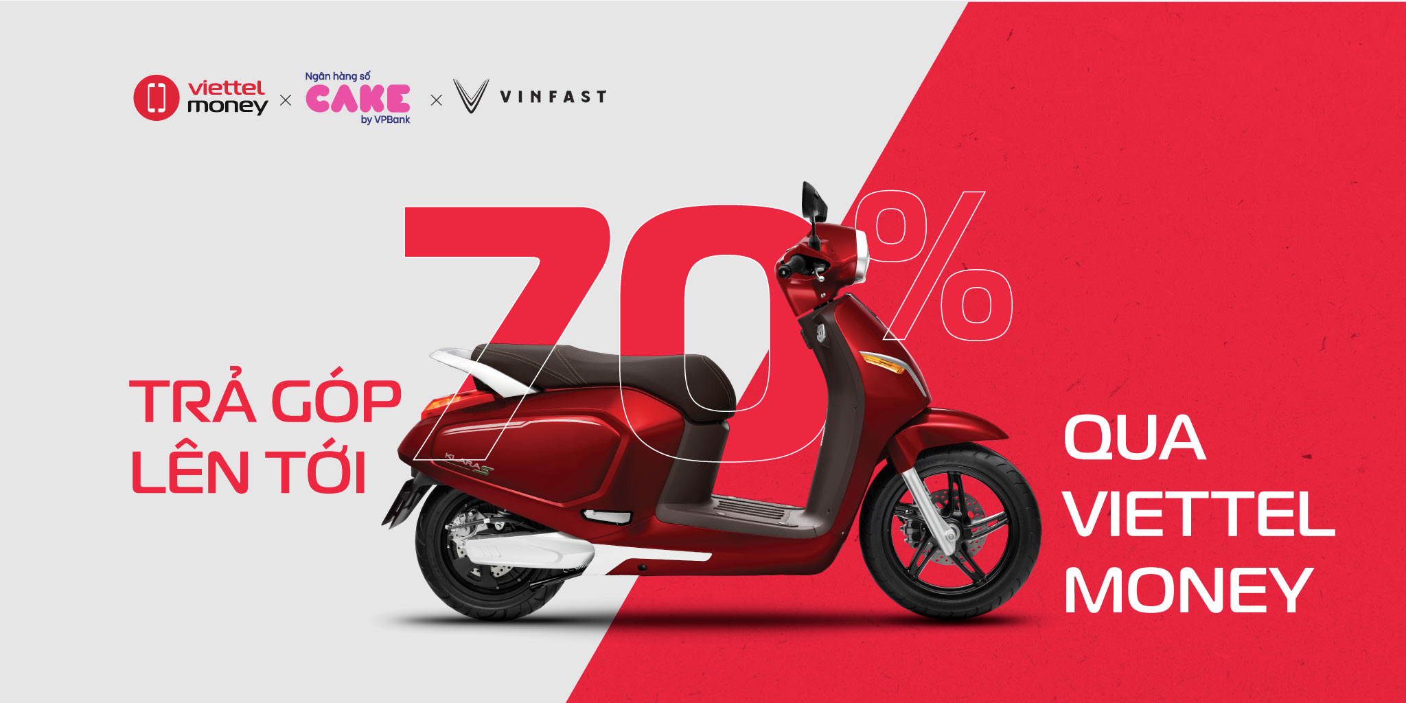 Trả góp xe máy điện VinFast qua Viettel Money – Rinh xe trong ngày, không lo về giá