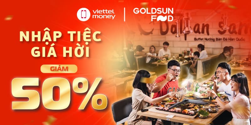 Voucher Siêu Rẻ Goldsun Food | Nhập tiệc thả ga, giá siêu tiết kiệm