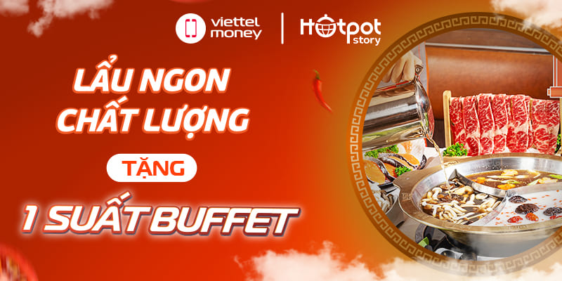 Lẩu buffet đa vị, khám phá cùng Mã giảm giá Hotpot Story Tháng 11!