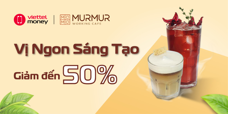 Không gian làm việc sáng tạo | Voucher HOT Murmur Working Cafe