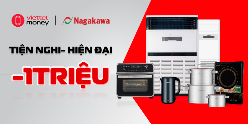 Voucher Nagakawa Tháng 11 | Nâng cao chất lượng cuộc sống gia đình