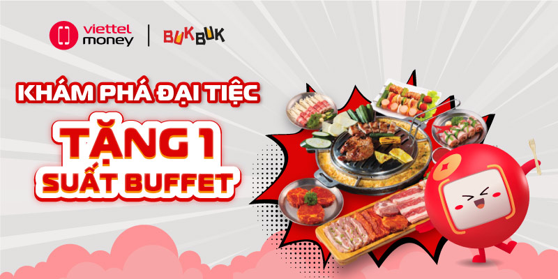 Voucher Buk Buk Tháng 11- Tận hưởng hương vị đỉnh cao ẩm thực buffet