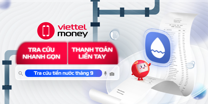 Tra cứu tiền nước tháng 9 – Tra cứu nhanh gọn, thanh toán liền tay!