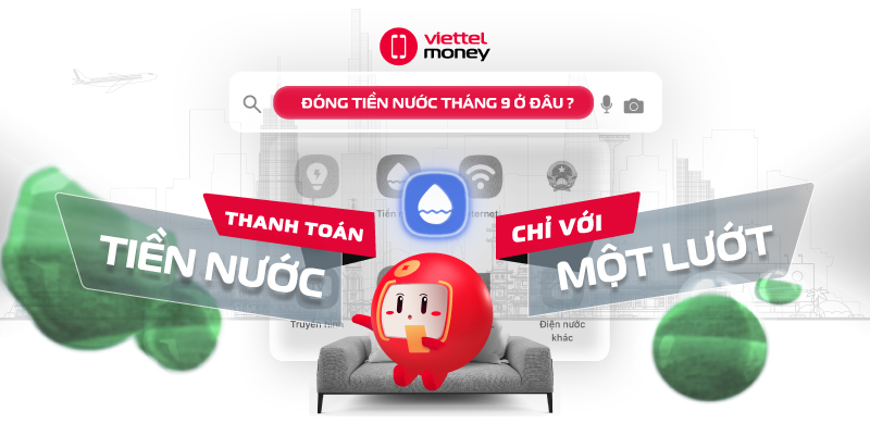 Đóng tiền nước tháng 9 ở đâu? Thanh toán tiền nước chỉ với một lướt!