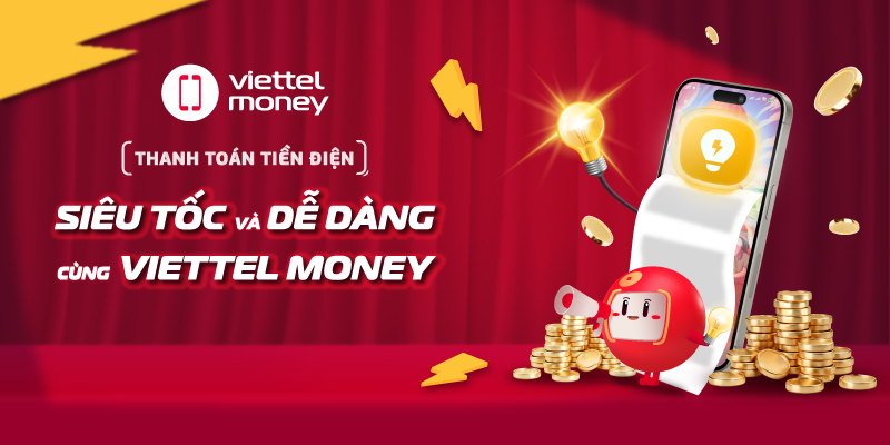 "Thanh toán hóa đơn tiền điện không còn khó khăn khi bạn có Viettel Money. Dễ dàng quản lý hóa đơn và thực hiện thanh toán chỉ trong vài phút, thật tiện lợi và hiệu quả!
"