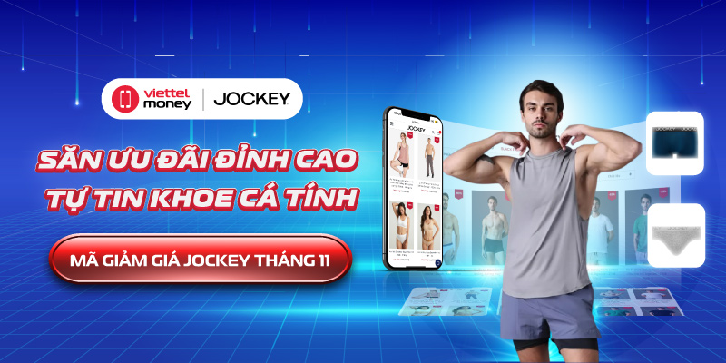 Mã giảm giá Jockey tháng 11- Săn ưu đãi đỉnh cao, tự hào khoe cá tính!