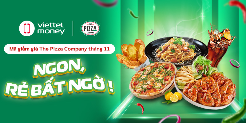 Mã giảm giá The Pizza Company tháng 11: Ngon, rẻ bất ngờ!  