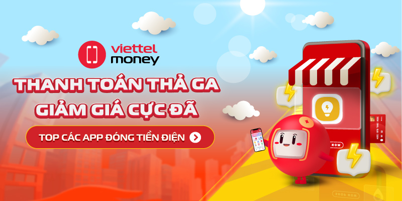 Top các app nộp tiền điện thanh toán thả ga, voucher cực đã