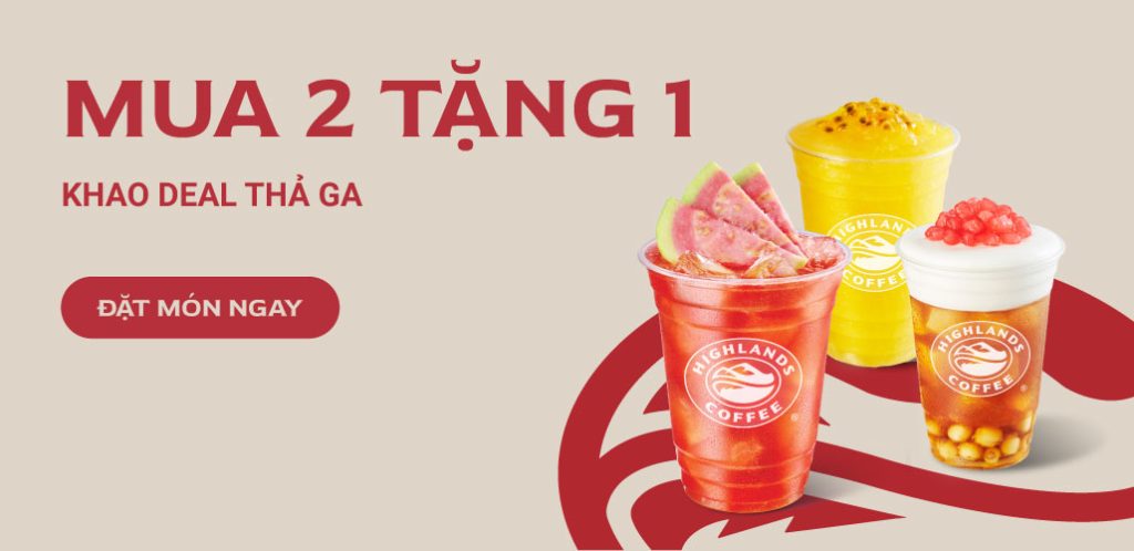 Mã giảm giá Highlands Coffee tháng 4