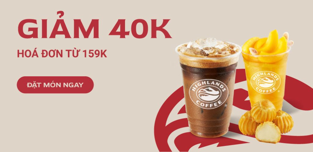 Mã giảm giá Highlands Coffee tháng 4