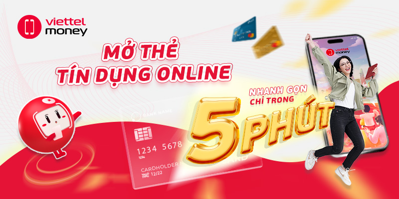 Mở thẻ tín dụng online: Nhanh gọn chỉ trong 5 phút
