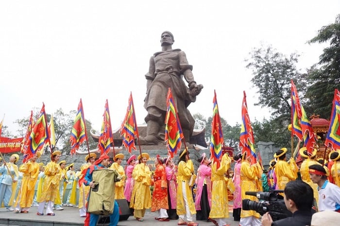 Lễ rước trong không khí tưng bừng, hân hoan 