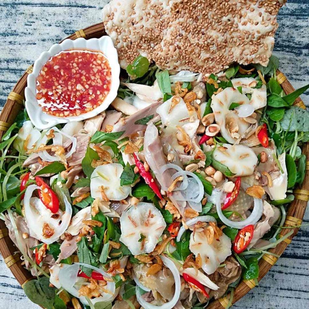 gỏi măng cụt