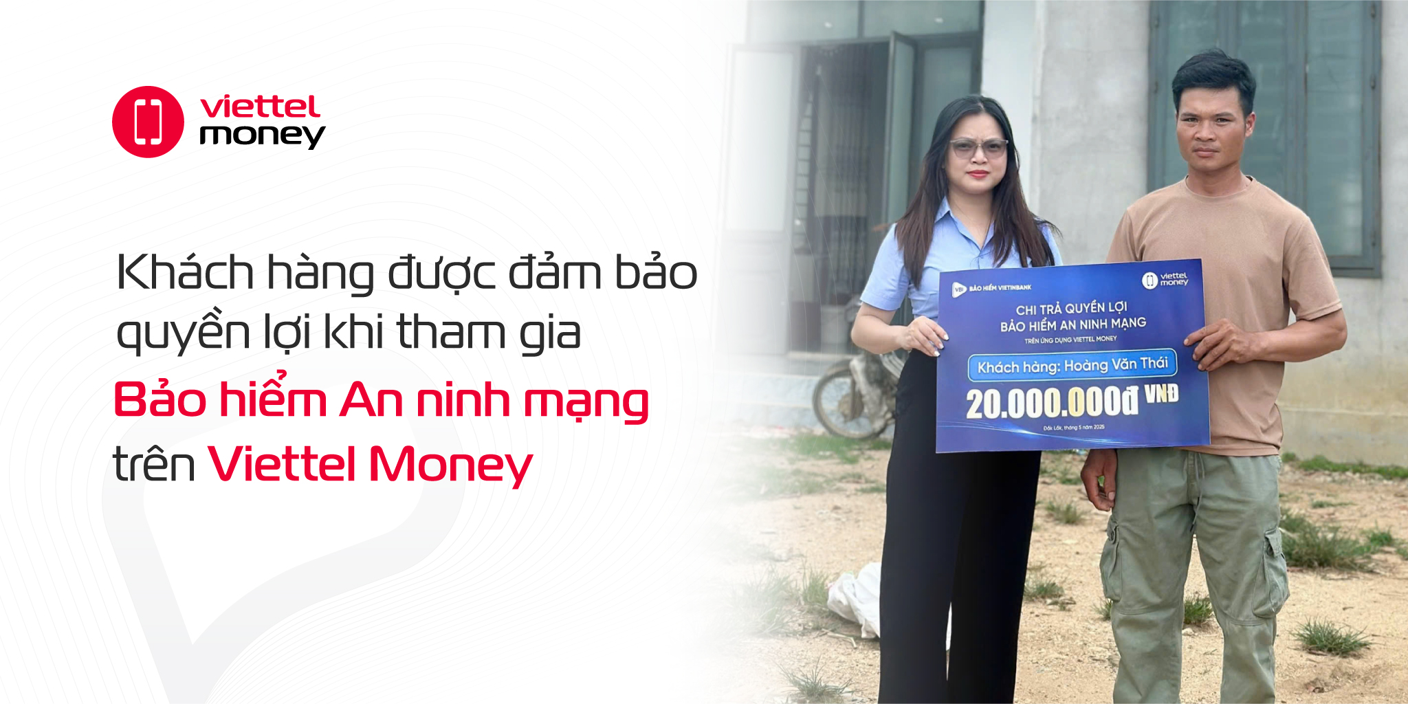 Người dùng Viettel Money được bồi thường 20 triệu đồng nhờ tham gia Bảo hiểm An ninh mạng