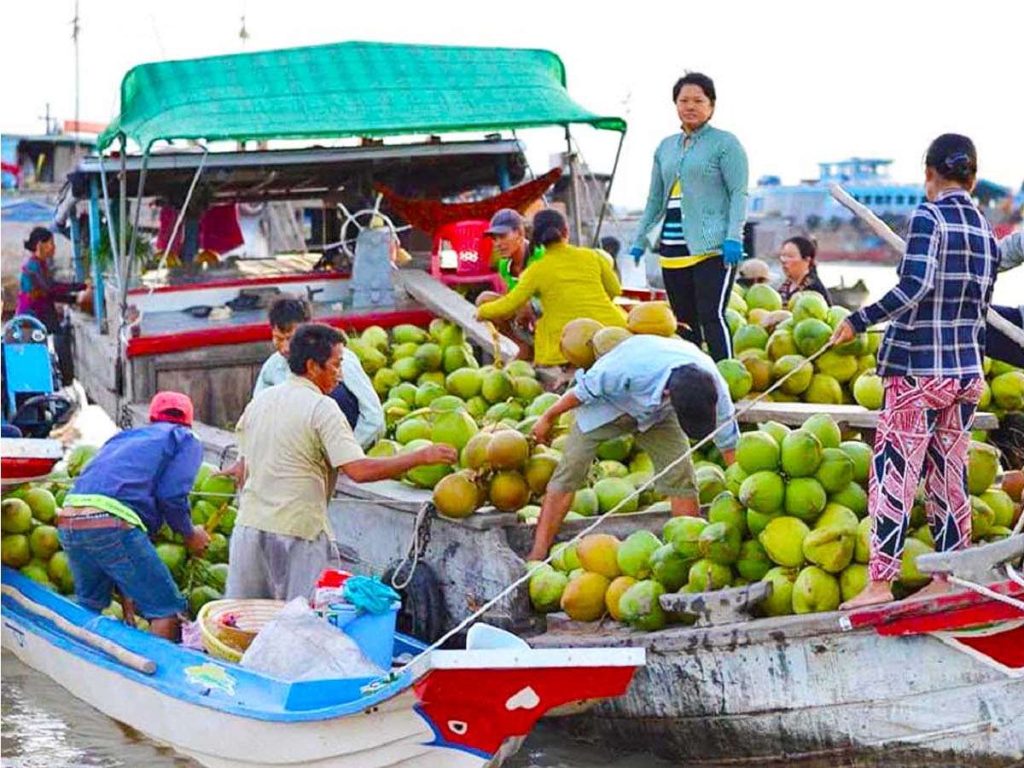 Chợ nổi Long Xuyên