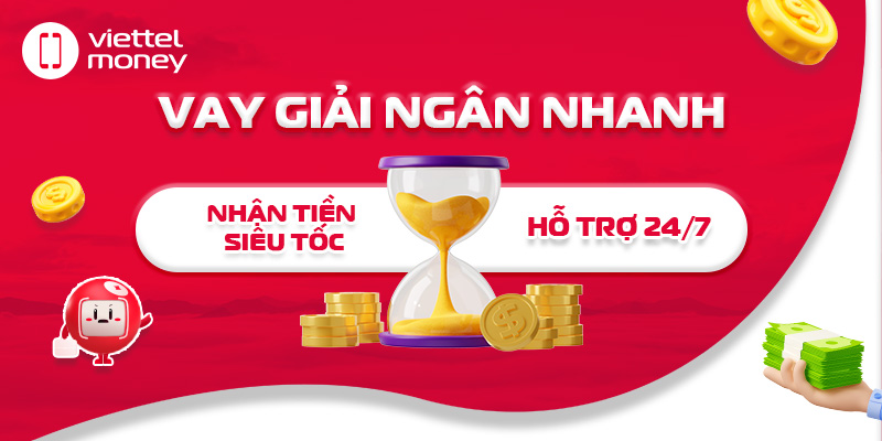 Vay giải ngân nhanh – Nhận tiền siêu tốc, hỗ trợ 24/7