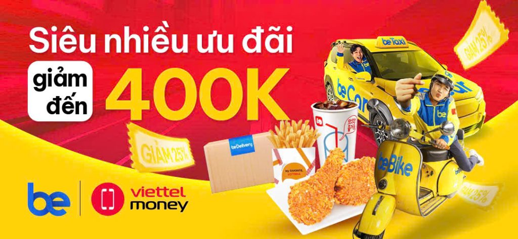 mã giảm giá BE tháng 7