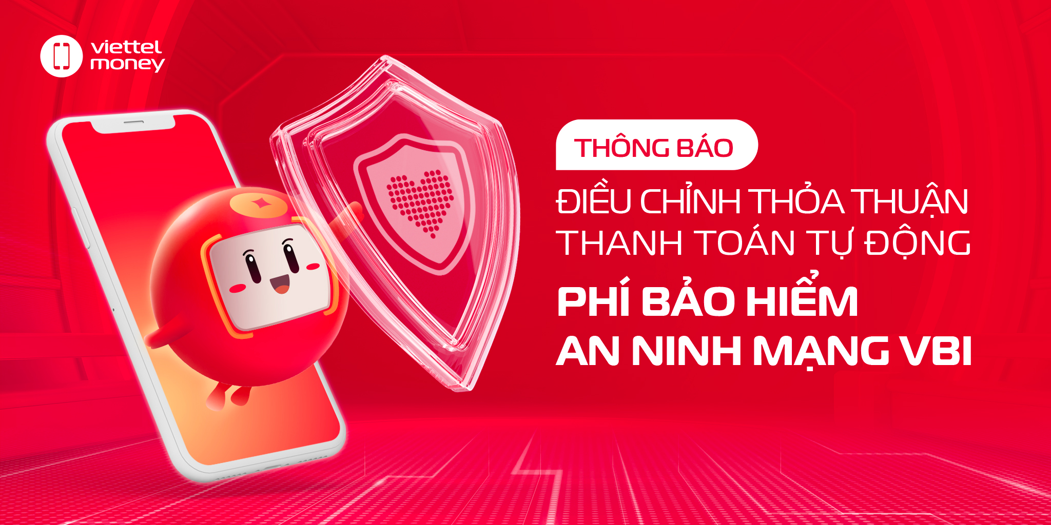 Thông báo điều chỉnh thỏa thuận thanh toán tự động phí Bảo hiểm An Ninh Mạng VBI
