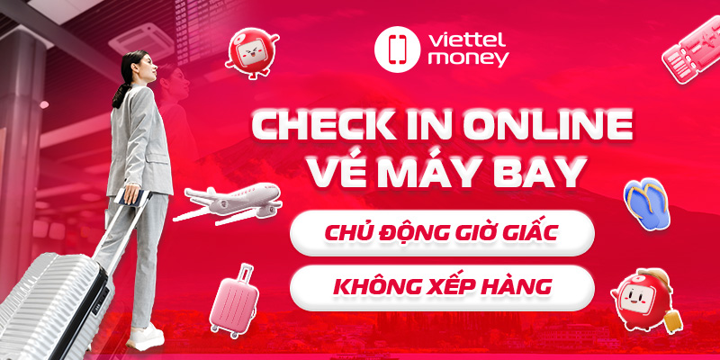 Check in online vé máy bay – Chủ động, không xếp hàng