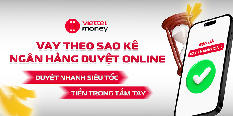 vay theo sao kê ngân hàng duyệt online