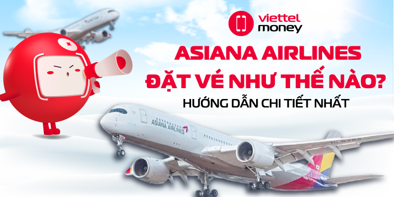 asiana airlines đặt vé