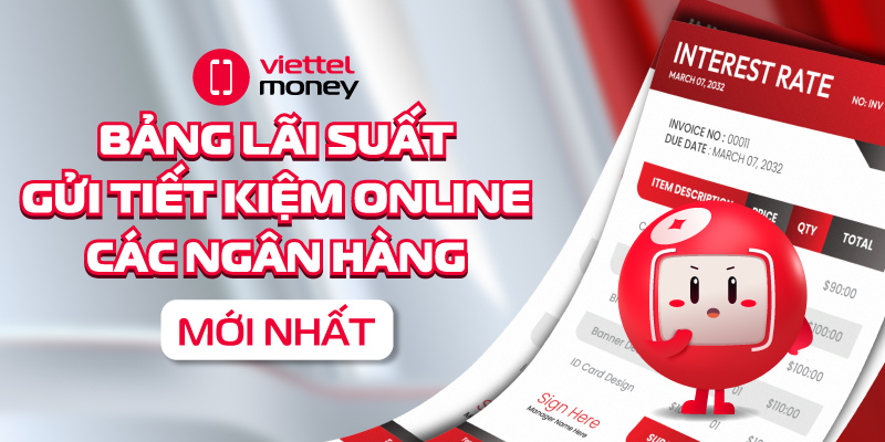 bảng lãi suất gửi tiết kiệm online các ngân hàng